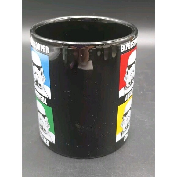 Stormtrooper Mug Star Wars 14oz Black, Expressions Of A Stormtrooper, Humor - Picture 5 of 7